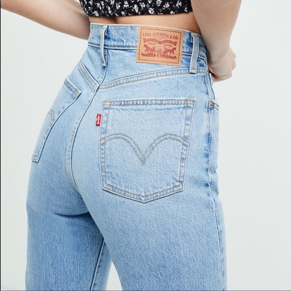 Levi's Ribcage Straight Ankle Tango Love Jeans - Picture 5 of 7